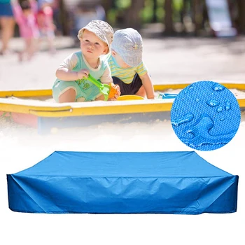

Square Dust Cover Waterproof Oxford Cloth All-Purpose Covers Canopy Drawstring Sandbox Sandpit Dust Proof Cover