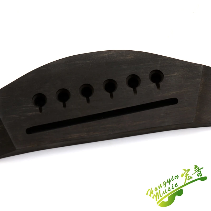 Description Picture 4 of itemEbony Acoustic Guitar Bridge High Quality Guitar Parts & Accessories 165*44*8.7mm TL style