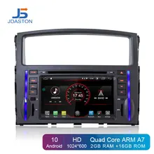 JDASTON Android 10,0 автомобильный dvd-плеер для Mitsubishi Pajero V97 V93 2006-2011 Мультимедиа gps навигация 2 Din автомагнитола ips стерео