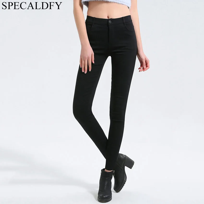 

M-6XL Plus Size Pants For Women 4XL 5XL 6XL Elastic Skinny Pants High Waist Black Pencil Pants Trousers Pantalon Femme