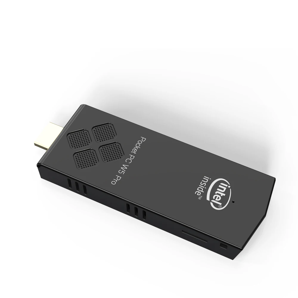 Мини ПК W5 pro с Windows 10 четырехъядерный процессор Intel atom Z8350 до 1 92 ГГц 4 ГБ/64 ГБ 2 4G/5G