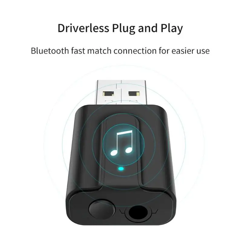 BT10 USB 2 в 1 Bluetooth аудио передатчик приемник AUX беспроводной адаптер