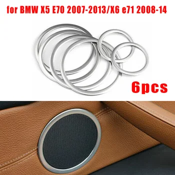 

Stainless Steel Speaker Ring Cover 6 pcs Trim New High quality ISO 9001 Durable