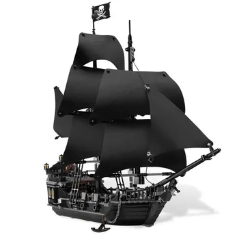 

Pirates of The Caribbean Black Pearl Ship Building Blocks DIY Educational Toys for Children Gifts Compatible Lepining Caribbean
