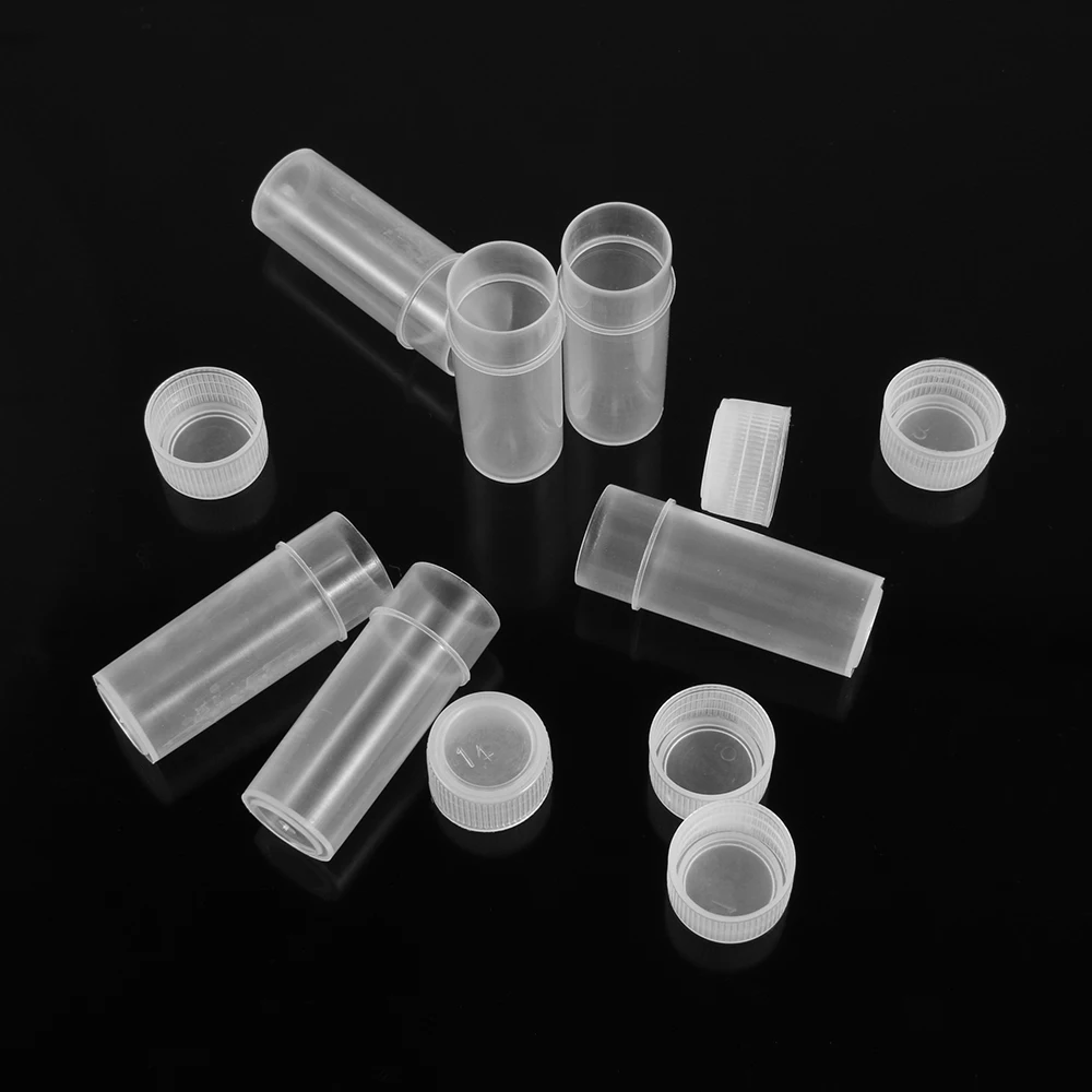 

10 pcs/Lot Functional Transparent Needles Containers Holder Plastic Embroidery Felting Bottle cross-stich sewing needle Box Case