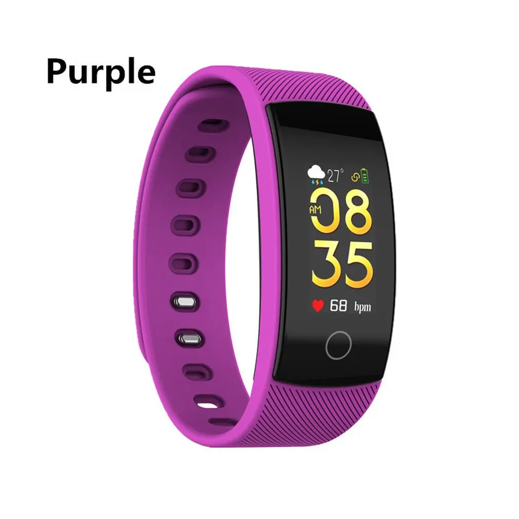 

Smart Bluetooth Heart Rate Bracelet Blood Pressure Blood Oxygen Monitoring Sleep Step Water Proof Counter Intelligent Band