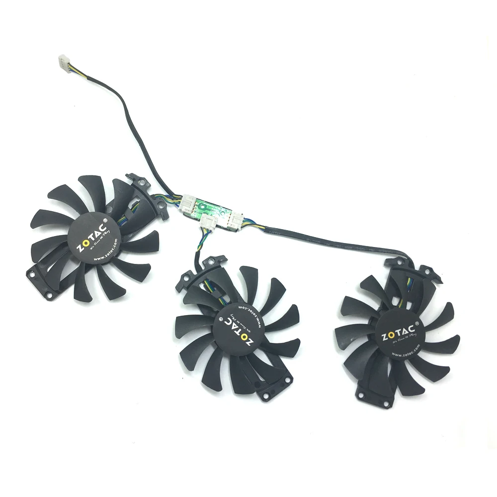 Вентилятор для охлаждения ПК GA81S2U 75 мм замена ZOTAC Geforce GTX980 GTX 970 AMP 980 4GD5 GTX960 HA Edition 4G