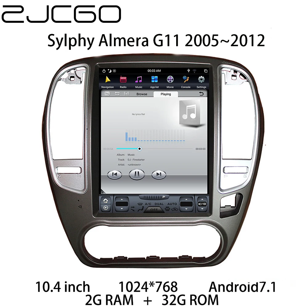 

Car Multimedia Player Stereo GPS DVD Radio Navigation NAVI Android Screen for Nissan Sylphy Almera G11 2005~2012