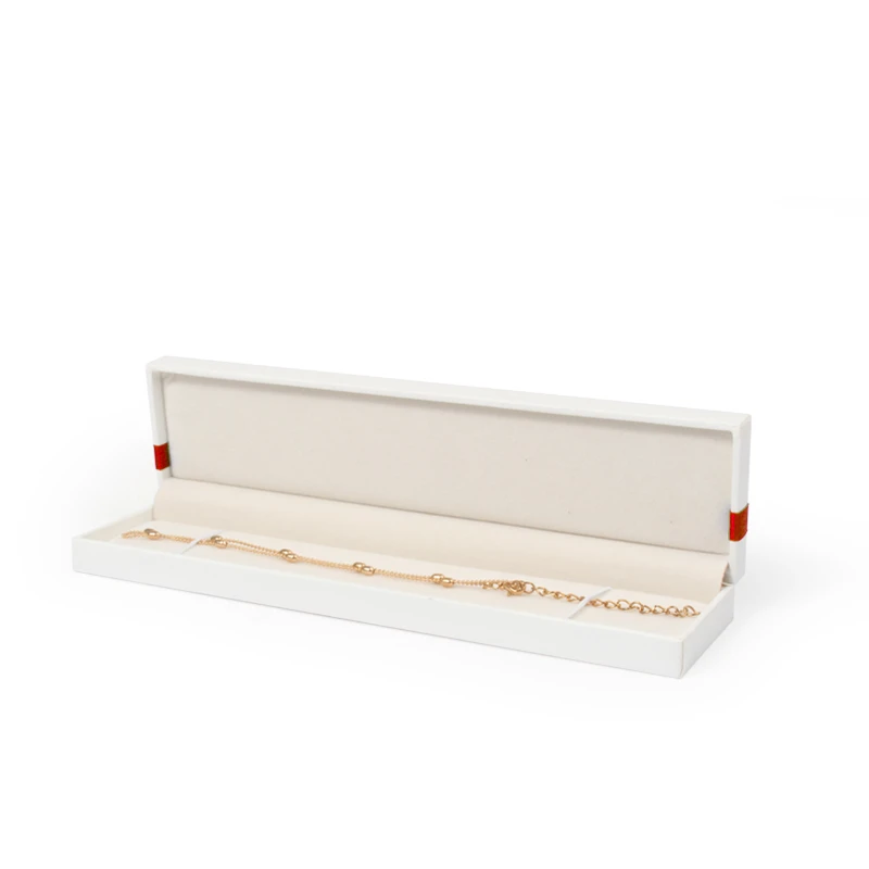 

New Listed Bow-Knot Decorated High-quality Paper Made Long Chain Jewelry Boxes Ring Pendant Bracelet Gift Packing Box