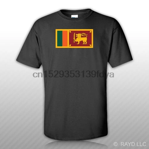Sri Lankan Flag T Shirt Tee Shirt Free Sticker Sri Lanka LKA LKT