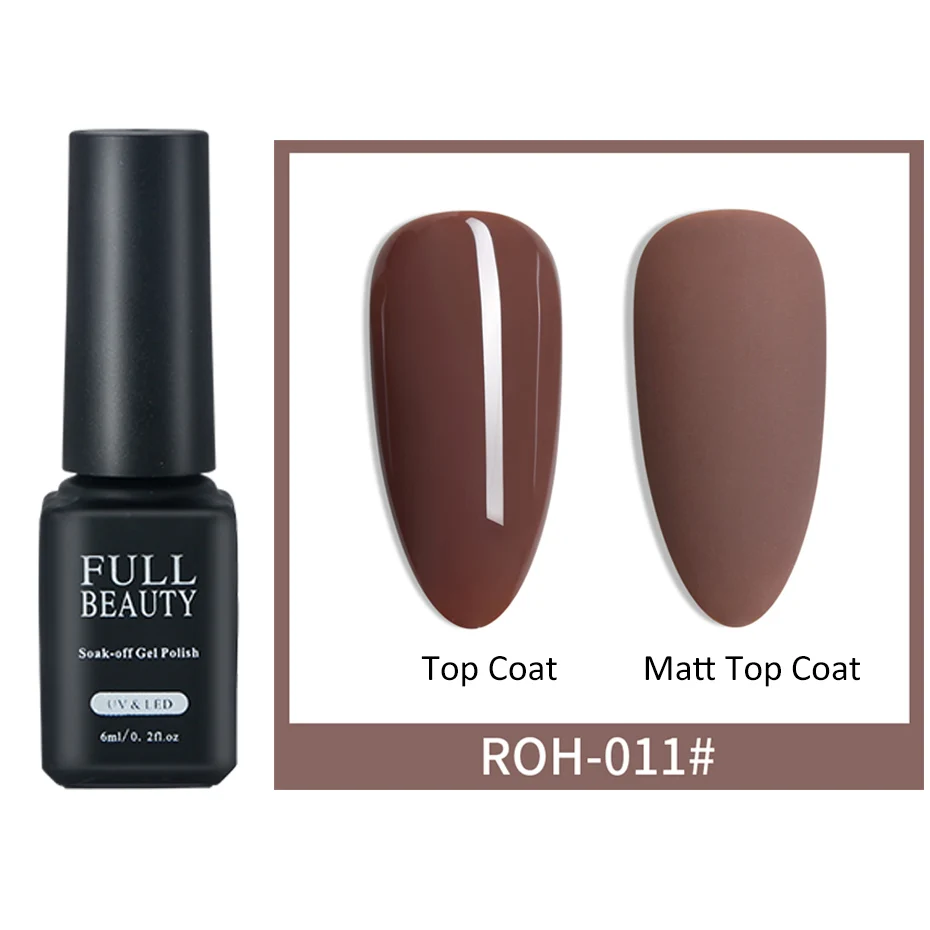 6 мл Гель-лак для ногтей шоколадный оранжевый чистый цвет лак для ногтей впитывающий Гель-лак полуперманентный аксессуары для ногтей SAROH01-18 - Цвет: ROH-11