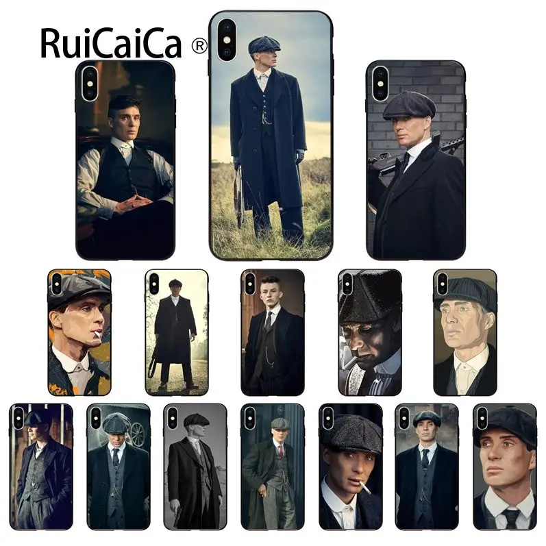 Ruicaica Томас Шелби Peaky bliners Мягкий силиконовый чехол для телефона iPhone 5 5Sx 6 7plus 8 8Plus X XS