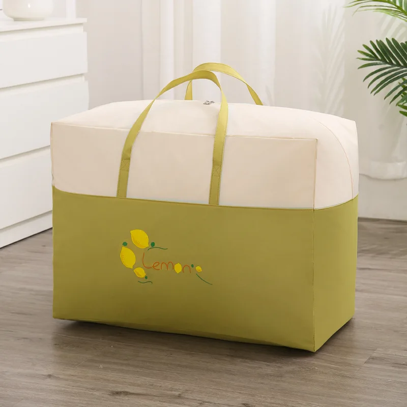 Egyszerű stílusú paplan tároló táska óvodai paplan csomagoló táska mozgó műtárgy Oxford szövetből készült táska puha tárolódoboz