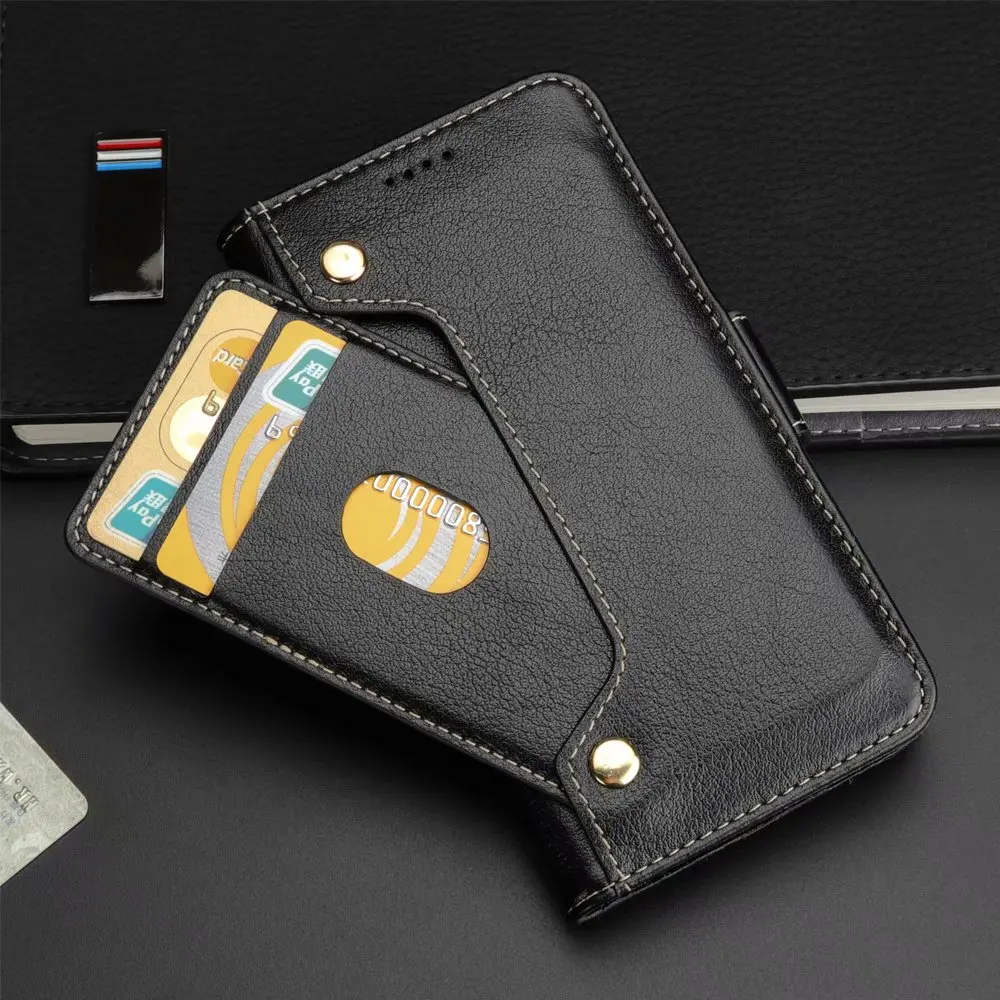 

Flip Cover 100% Genuine leather Wallet Phone Case Multi-function card slot For iPhone X XR XS 8 7 Plus phone case