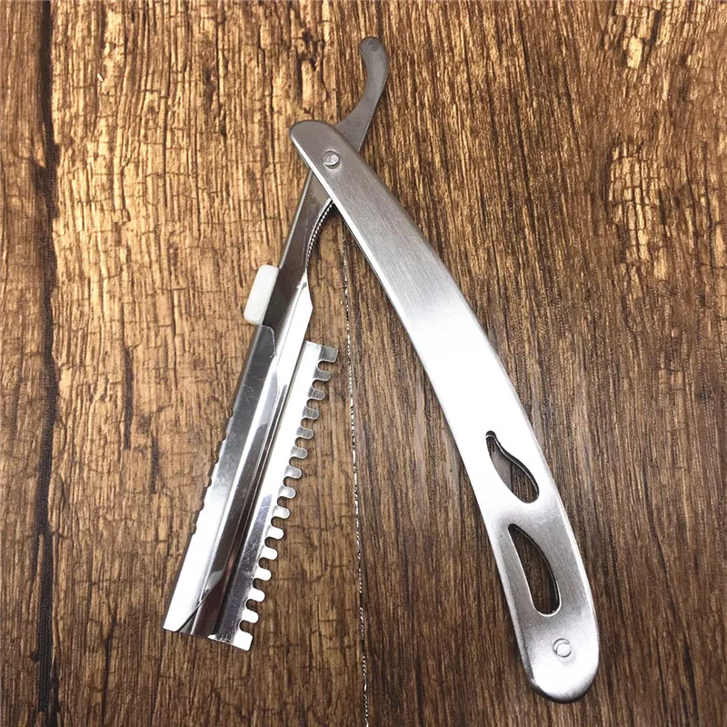 Feather Knife Holder Folding Stainless Steel Eyebrow Shaping Knife Shaving Razor Blade Shelf Shaving Knife G0726 1 Feather Knife Holder Folding Stainless Steel Eyebrow Shaping Knife Shaving Razor Blade Shelf Shaving Knife G0726 4