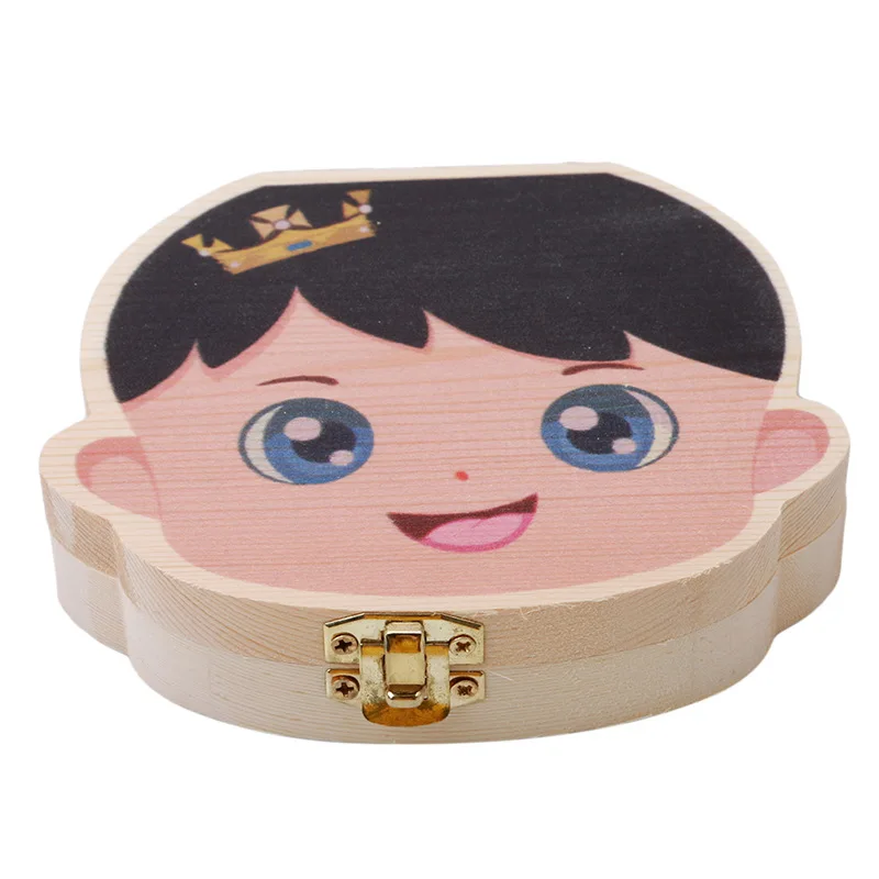 

BABY'S Milk Teeth Box Lanugo Storage Box Support Customization Every Language Chinese English Baby Teeth Box Men's