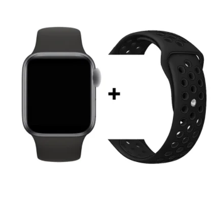 and Nk black IWO 12, часы с gps и функцией ручного вызова, 44 мм, часы с сотовой связью сердечных сокращений и данными, не Apple, 5, часы для женщин и мужчин, модные часы, водонепроницаемые часы - Цвет: and Nk black