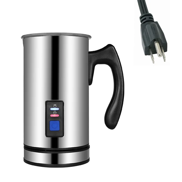 100-120v US Plug Электрический вспениватель молока Biolomix, мягкий подогреватель пены для кофе, Essperso Cappuccino, отпариватель молока, 3 функции, кувшин для молока в виде молочной нагреватель - Цвет: 100-120v US Plug
