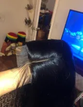 MYLOCKME-pelucas de cabello humano liso para mujer, 4x4/5x5/6x6, postizo de encaje Frontal, pelo Remy brasileño, Color Natural, liso