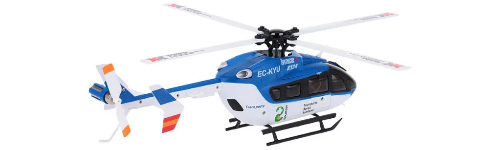 Оригинальный XK K124 EC145 6CH бесщеточный двигатель 3D 6G система RC Вертолет совместимый