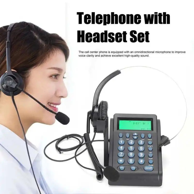 HT910 HT900 HT820 HT720 HT810Call Center проводной телефон с гарнитурой со всенаправленной Набор