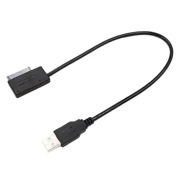 

USB 2.0 Mini Sata II 7+6 13Pin Adapter Converter Cable for Laptop CD/DVD ROM Kit