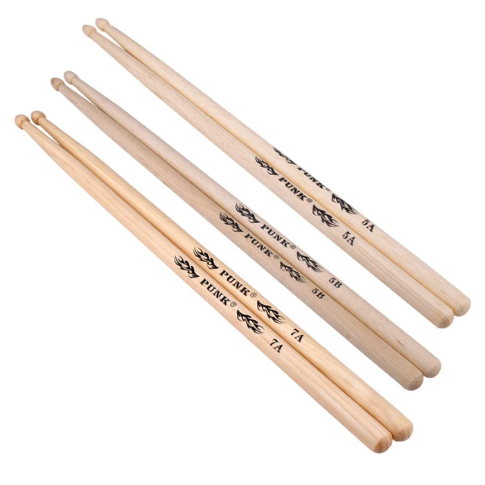 2 шт. Hickory американский классический 5A/5B/7A барабанные палочки деревянные наконечники принадлежности для инструментов барабанные палочки музыкальные палочки ударный инструмент