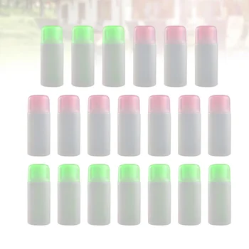

20pcs 50ml PE Toner Emulsion Bottle Portable Subpackaging Bottle Refillable Bottle Beauty Tools (Random Color)