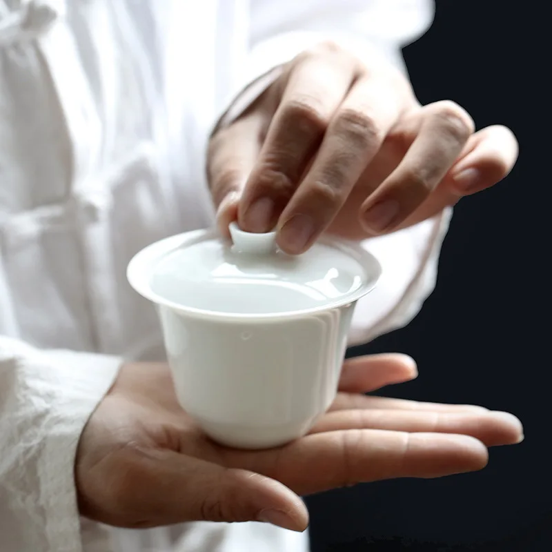 Новый стиль Нефритовая глина керамическая посуда тени Celadon керамика Tureen японский