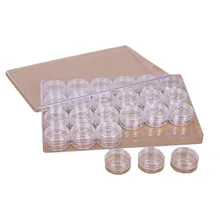 1 шт. 24 сетки пластиковые аксессуары коробка для хранения органайзер ювелирный комплект из бисера чехол домашний ящик для хранения Контейнер для инструментов белый