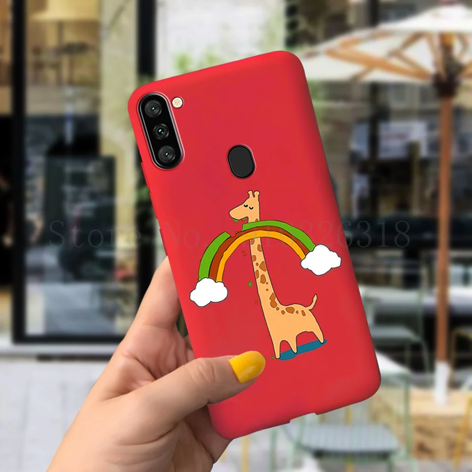 Shockproof Cartoon Silicone Phone Case For Samsung Galaxy A11 A 11 SM-A115F/DS 6.4