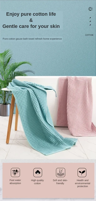 Cotton Towel Sets Absorbent Bathroom Set Towel Cotton Cotton Waffle Bath Towels Towel towel Set Aliexpress
