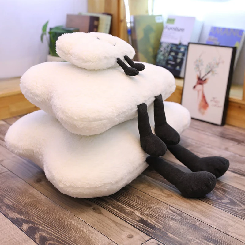 Koodykids, плюшевая подушка с облаком, декор для детской комнаты, Белая Подушка с облаком для маленьких мальчиков и девочек, декор для детской комнаты