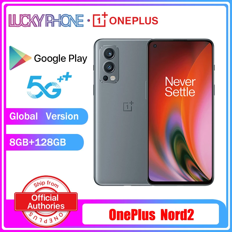 Global Version OnePlus Nord 2 5G Smartphone 12GB 256GB Mobile Phone 50MP AI Triple Camera Warp Charge 65 Nord 2 best oneplus nord phone