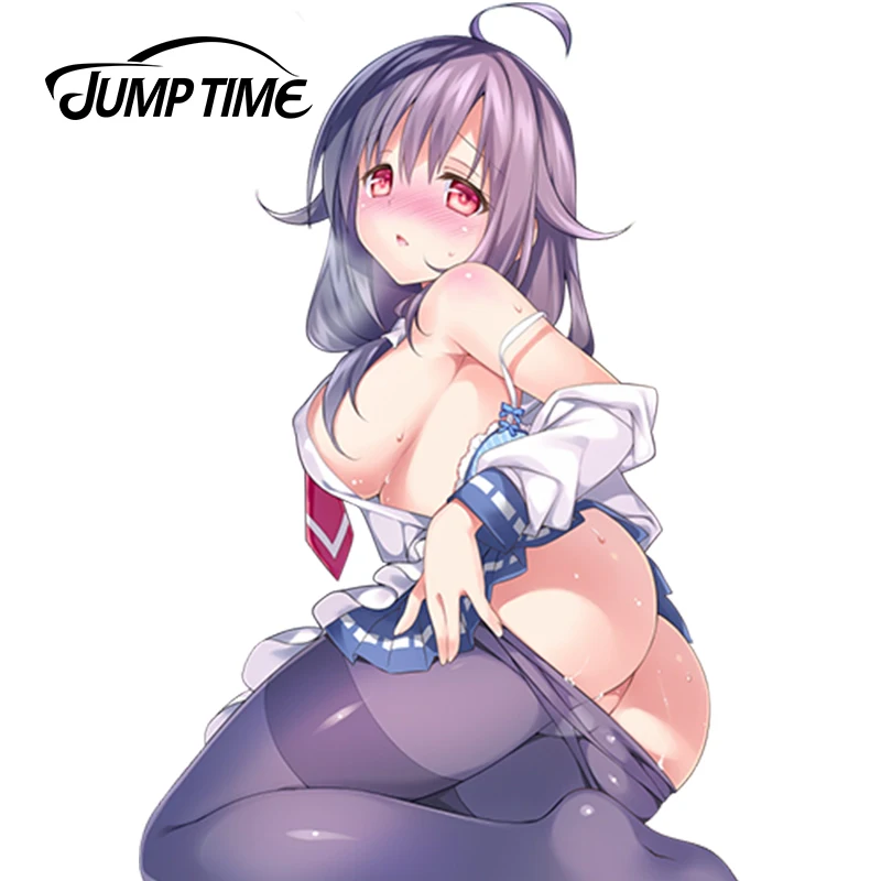 

JumpTime 13cm x 8.8cm Sexy Car Sticker Kantai Collection Taigei Anime JDM Vinyl Decal Car Stickers