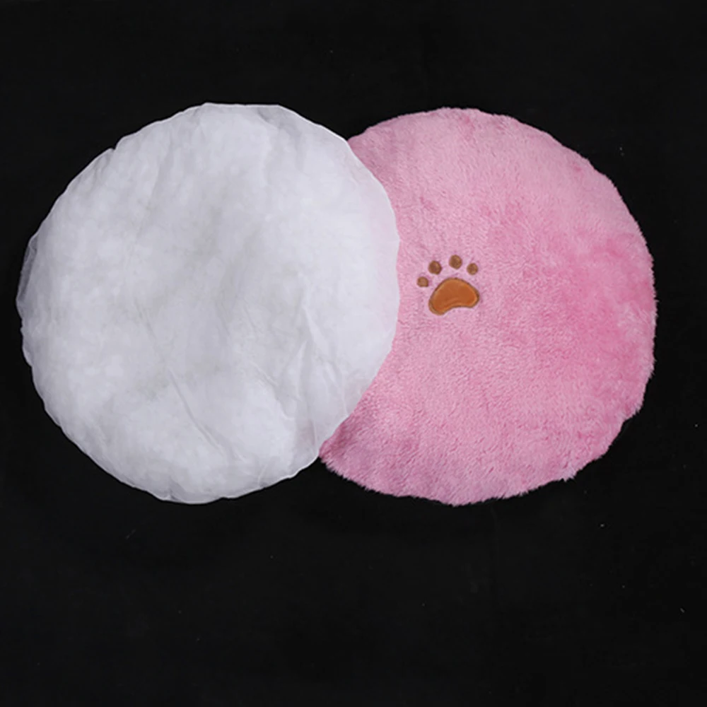 Dog Cat Round Bed Dog Baskets Warm Soft Cotton Mat House Nest for Pets Puppy Cat Dog