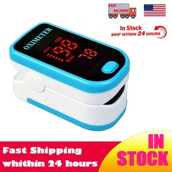 

Hot Sale New Blood Oxygen Monitor Finger Oximeter Oxygen Saturation Monitor Fast Shipping within 24hours (without Battery)