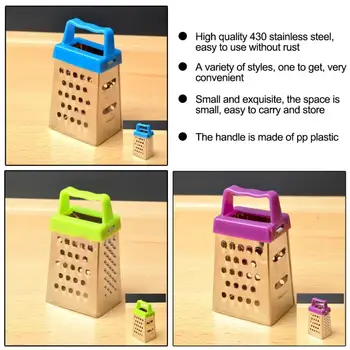 

Practical Stainless Steel Mini Grater Ginger Pressing Garlic Grinding Planer Slicer Cutter Grater Fruit Slicer Kitchen Gadgets