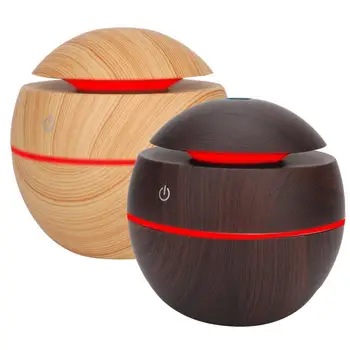 

130ml USB Air Humidifier Essential Oil Diffuser wood grain Aromatherapy diffusers Aroma purifier Cool Mist Maker home Office