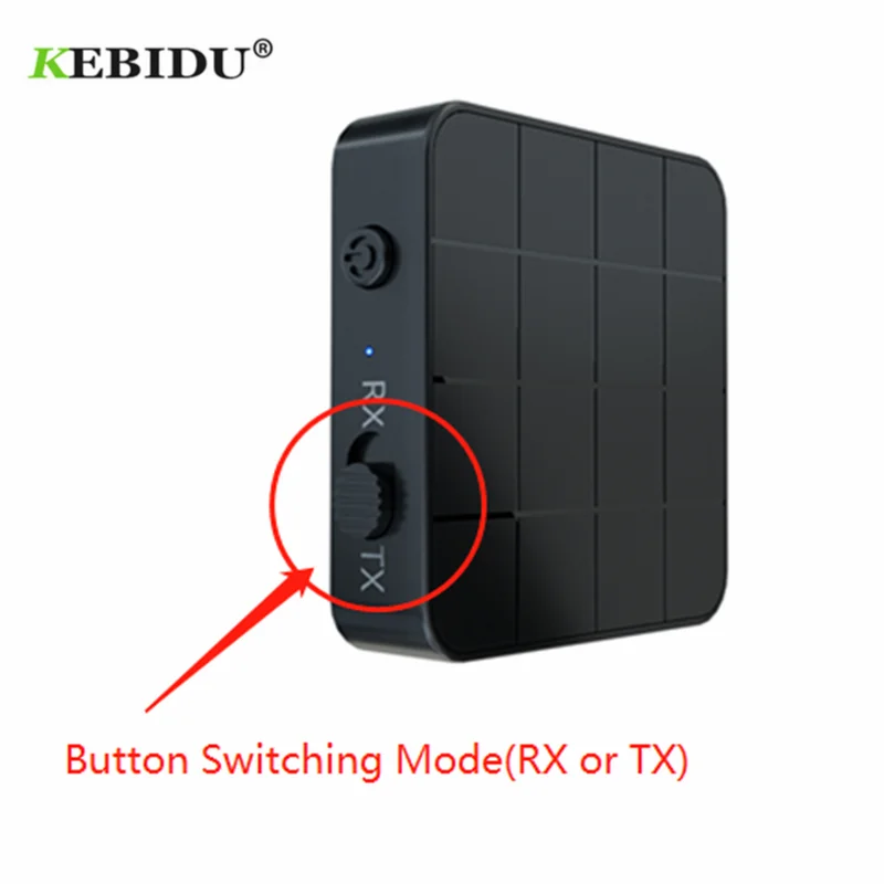 KEBIDU 3 в 1 Bluetooth 5,0 аудио передатчик приемник 3,5 мм Беспроводной адаптер стерео аудио ключ для ТВ автомобиля/дома колонки