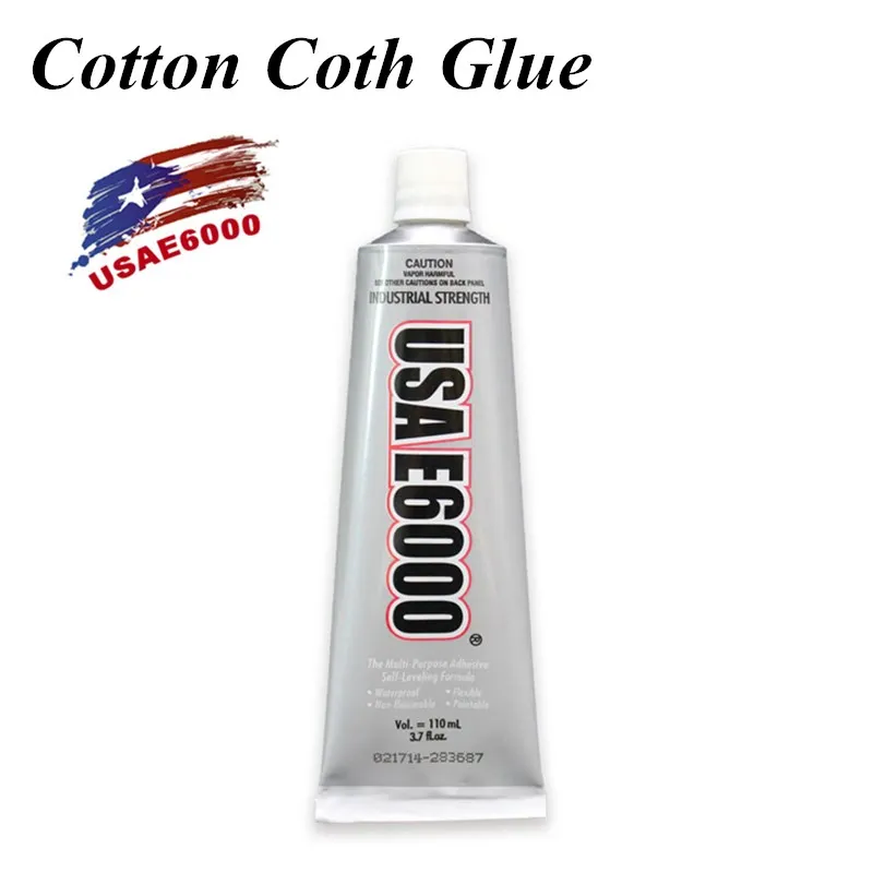 

Industrial Strength Adhesive, USA E6000 Clear Liquid Glue for Leather Plastic Acrylic Metal Stick Drill Phone Jewelry Craft 1pcs