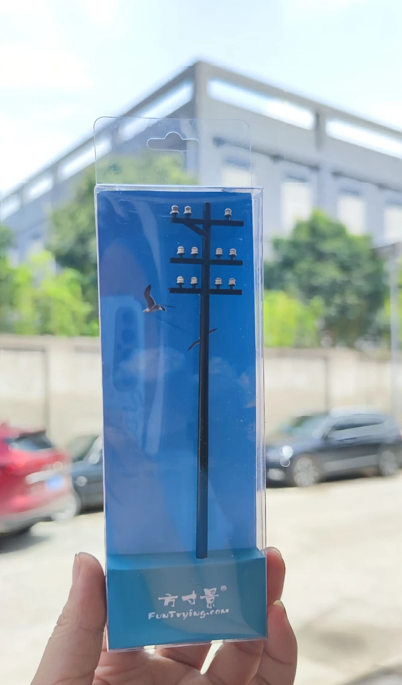 FunTrying 1:76/1:87/1:160 power line pole,OO/HO/N scale utility pole,miniature model,model railroad, architectural models 4 FunTrying 1:76/1:87/1:160 power line pole,OO/HO/N scale utility pole,miniature model,model railroad, architectural models 4