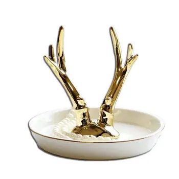 

Ring Dish Ring Holder Jewelry Organizer for Ring Earings Necklace Holder or Bracelet Display Stand