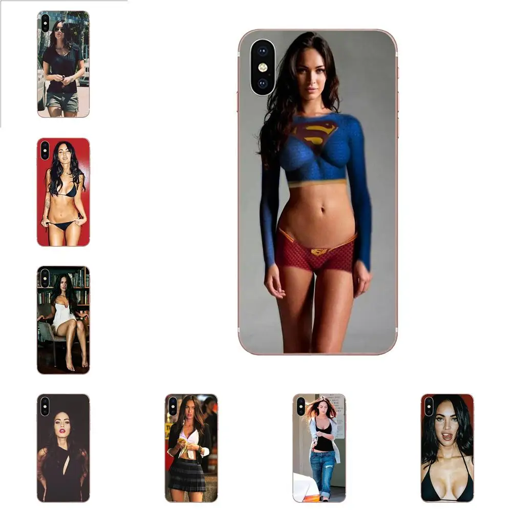 С принтом &quotМеган Фокс&quot Модный чехол тонкий для Huawei Honor 4C 5A 5C 5X6 6A 6X7 7A 7C 7X8 8C 8S 9 10 10i