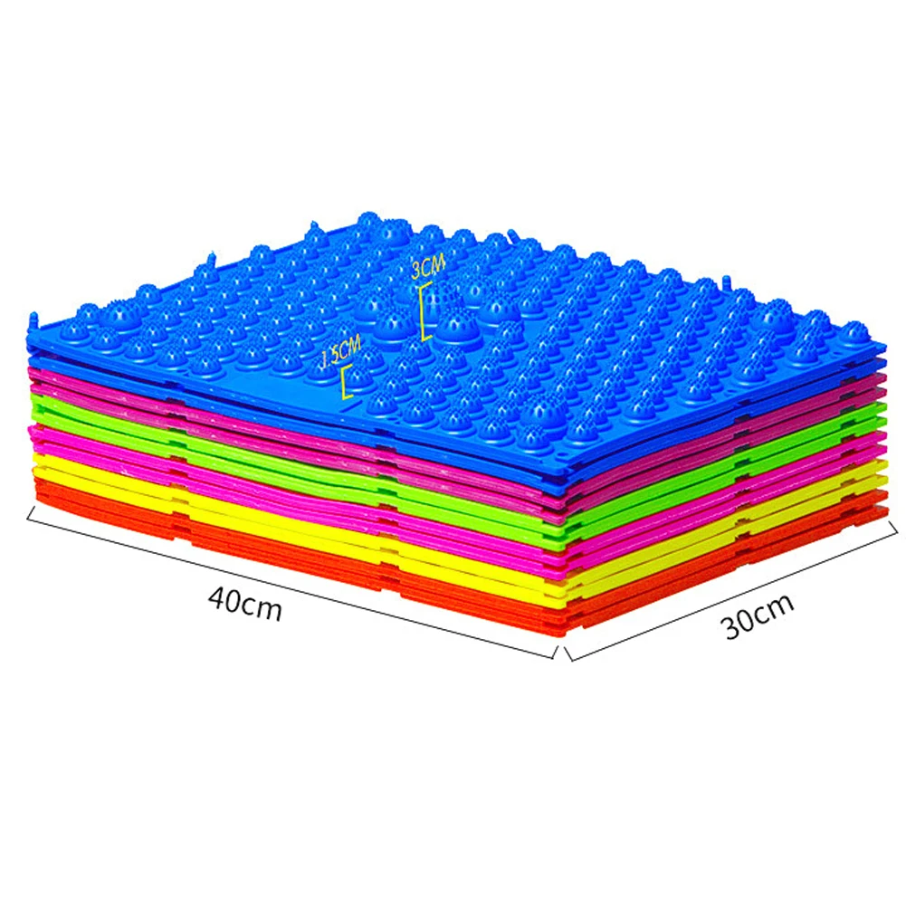 6 шт. Массажный коврик кровообращение Подушка медицинская терапия рефлексотерапия подушка для массажа ног Здоровые акупрессуры коврики для ног
