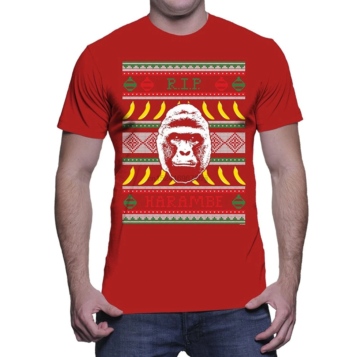 harambe christmas sweater
