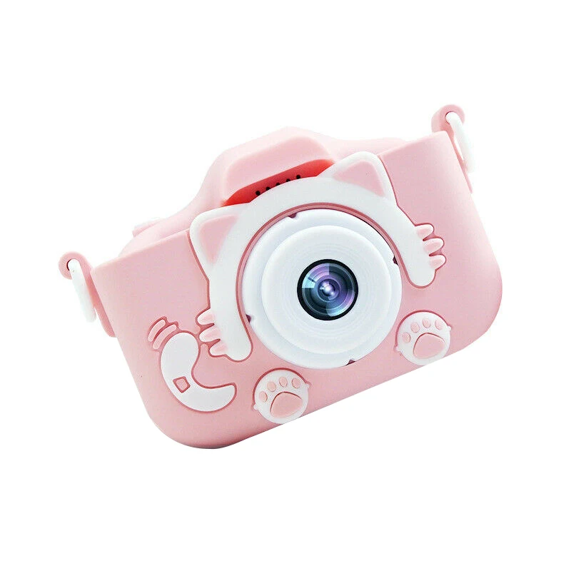 Детская мини-камера, детские развивающие игрушки для детей, подарок на день рождения, цифровая камера 1080 P, проекционная видеокамера-P