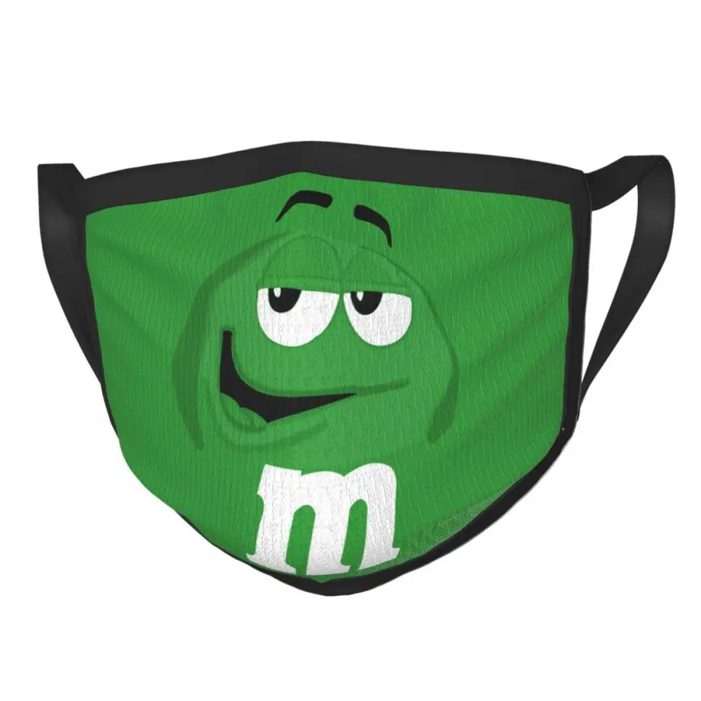 Многоразовая Пылезащитная маска M &amp M's для лица с изображением шоколадных