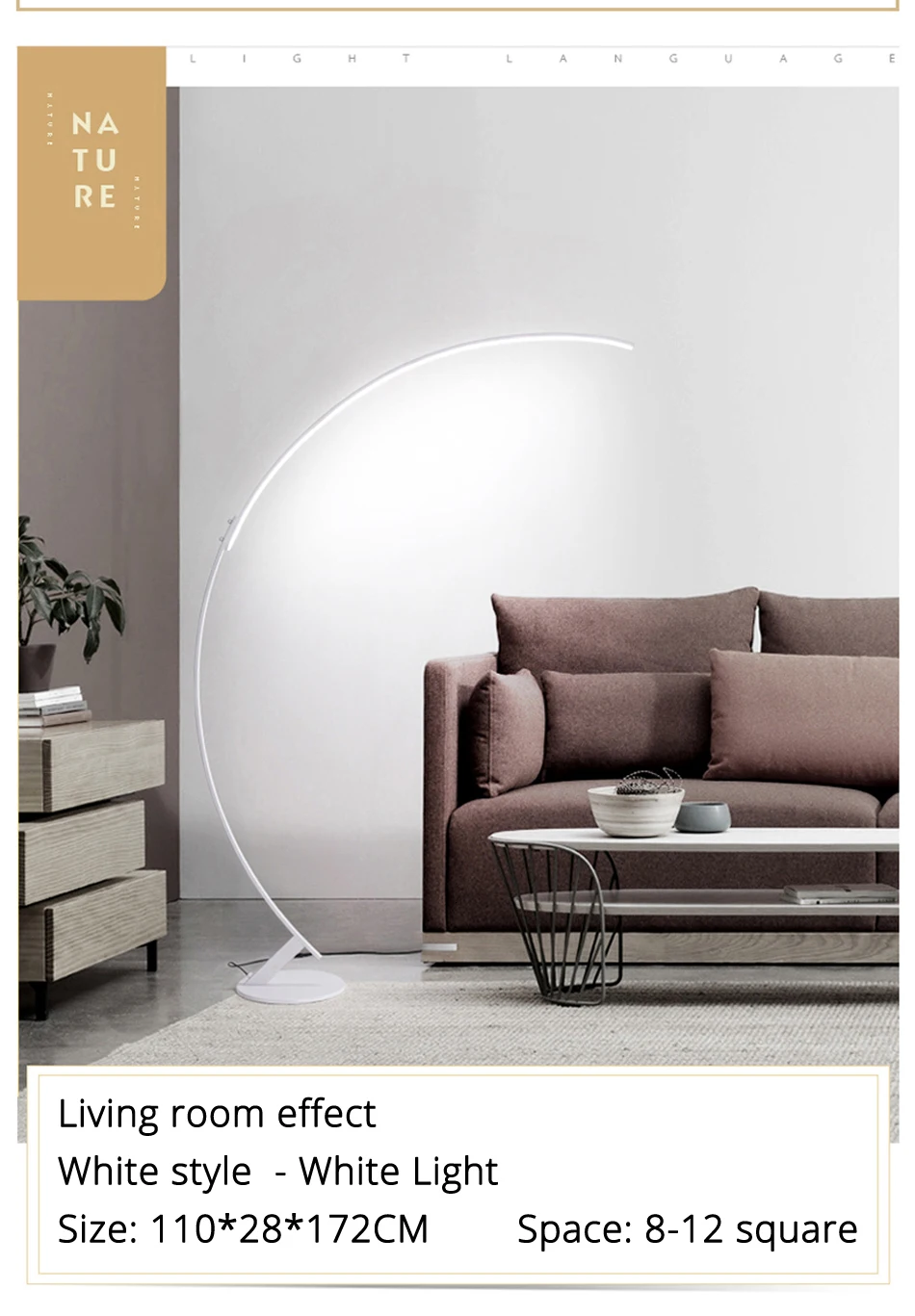 Железная AC85-265V Настольная лампа для спальни настольная лампа для чтения с регулируемой яркостью белая оправа кофейного цвета