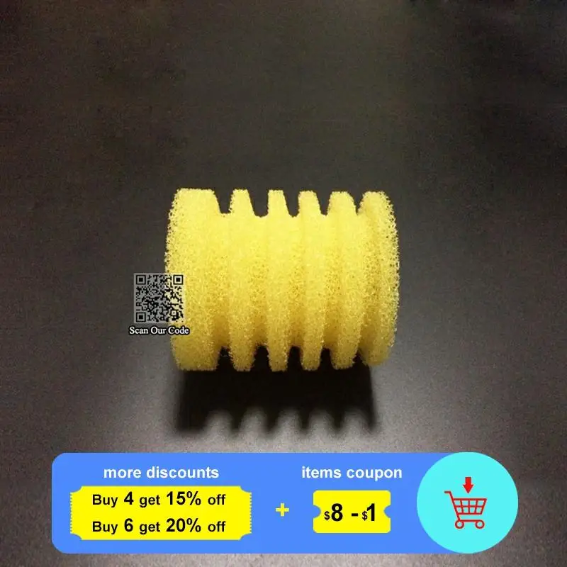 1 шт. Губка крышка аквариумный фильтр желтый цвет для аквариума губка фильтра